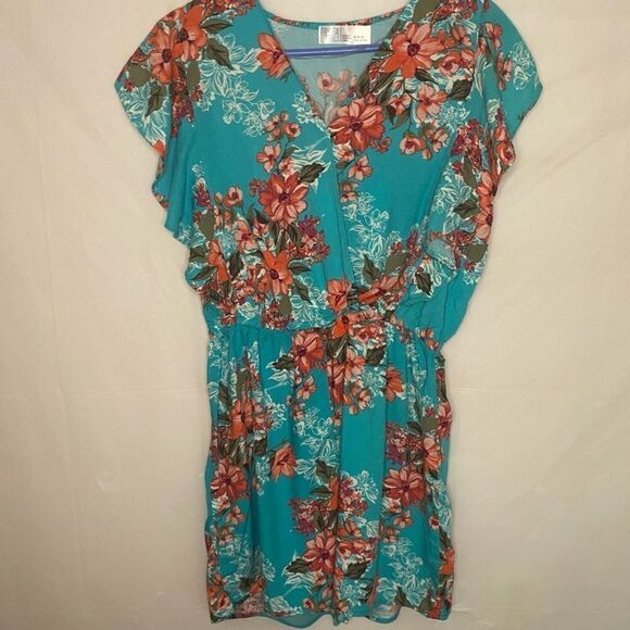 NWOT Time and Tru floral romper size M(8-10) - Picture 1 of 4
